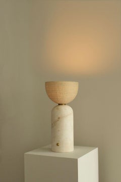 Lampe de table basse Tamo artisanale