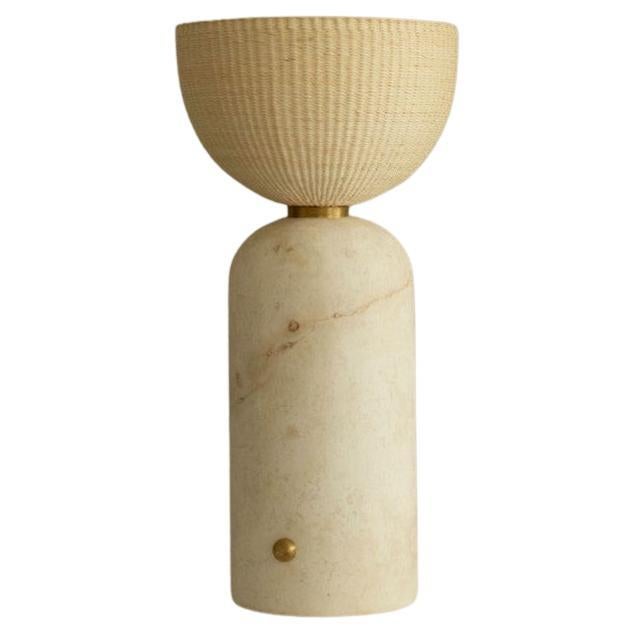 Lampe de table basse Tamo artisanale  en vente