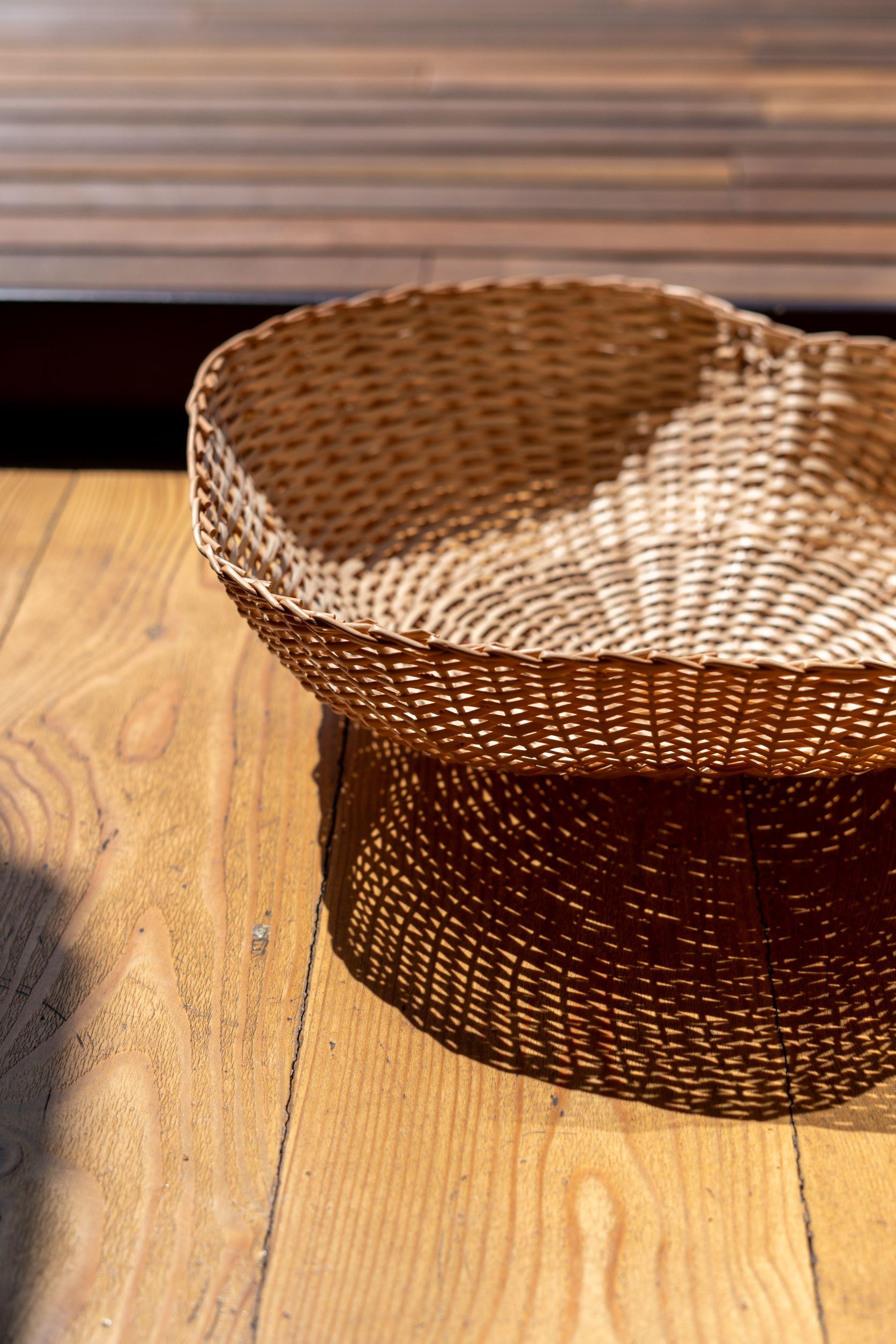 Artisanal Wicker Basket Medium In New Condition For Sale In Lisbon, PT