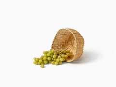 Cesta de mimbre artesanal pequeña