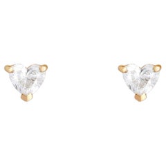 Artisanry Fancy 14K (oder 18k auf Anfrage) Gelbgold Diamant-Ohrstecker