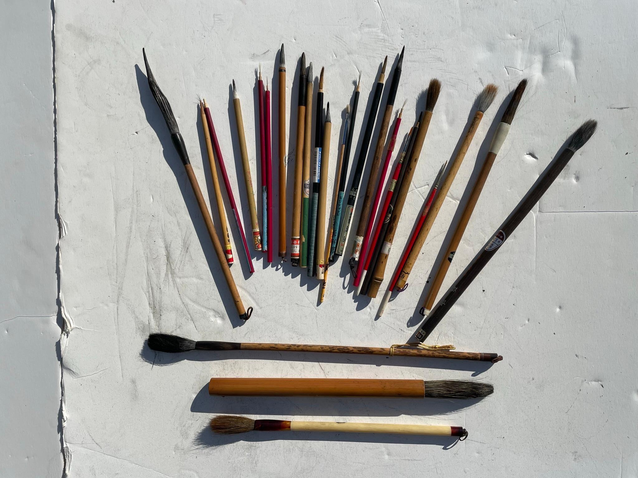 Artisan's Discovery 25 Old Chinese Paint Brushes 7