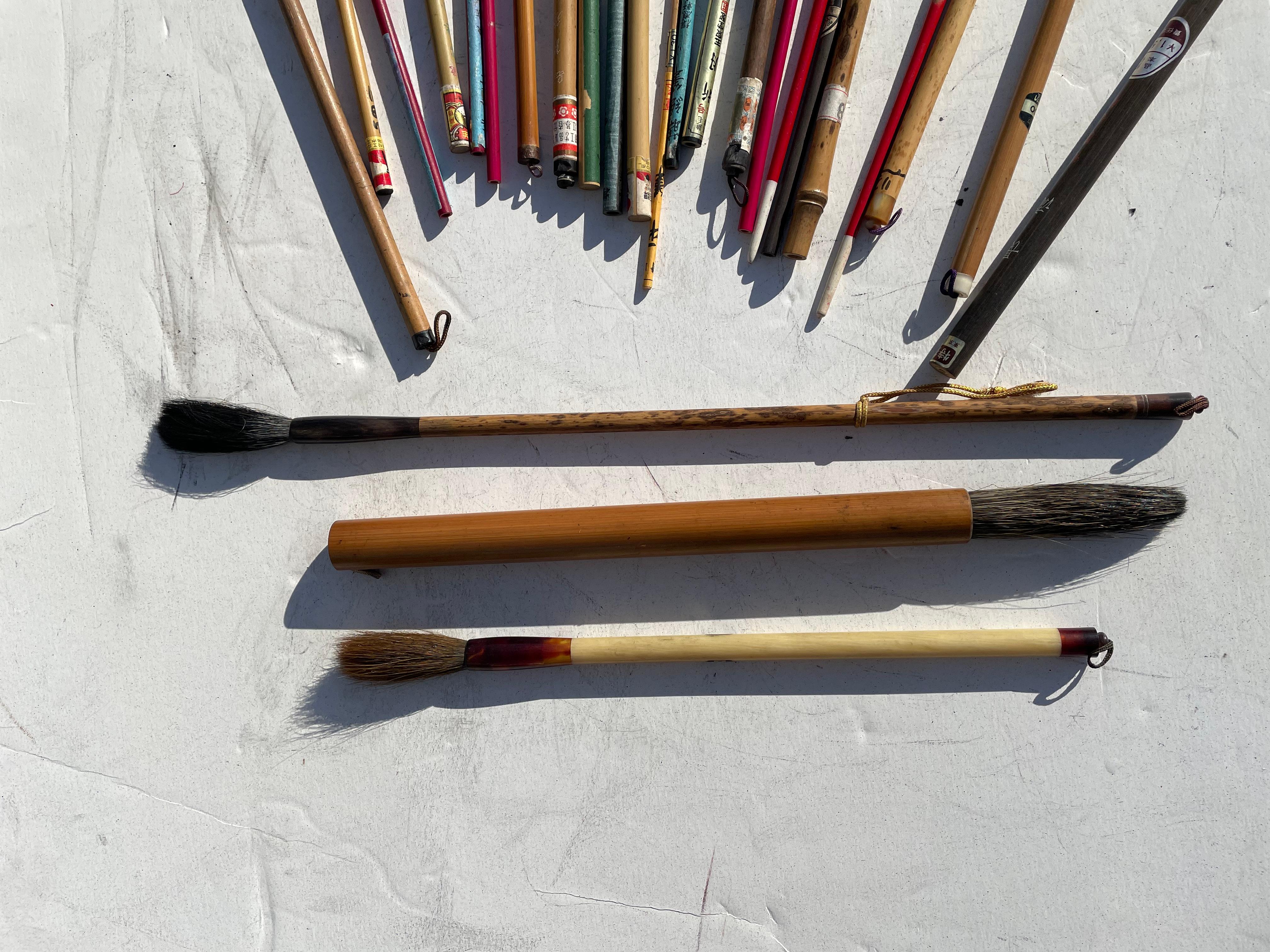 Artisan's Discovery 25 Old Chinese Paint Brushes 8