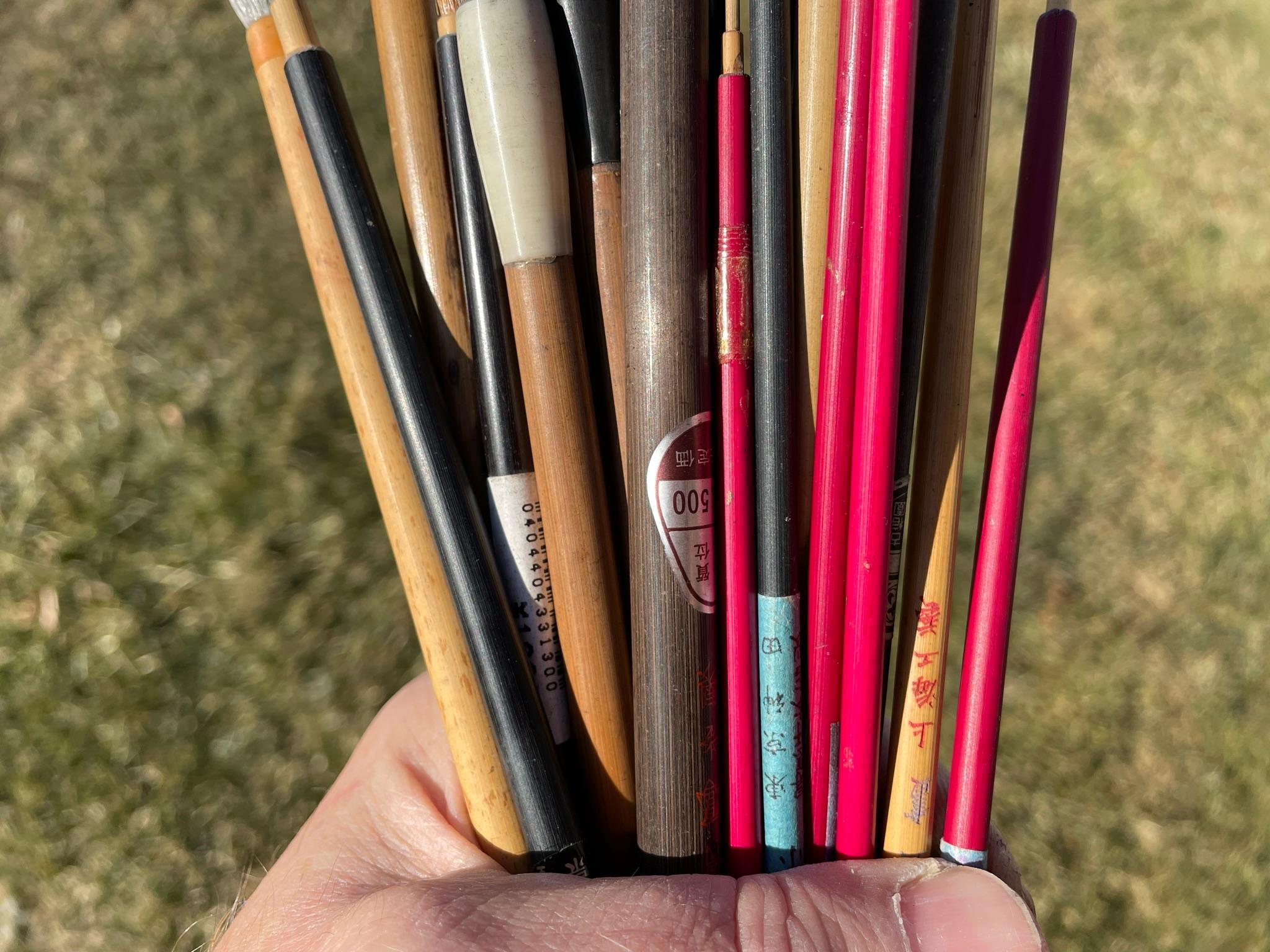 Bamboo Artisan's Discovery 25 Old Chinese Paint Brushes