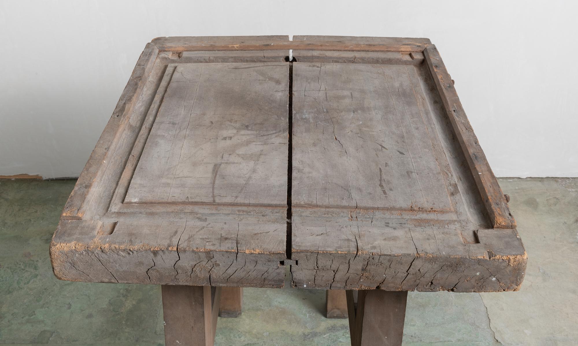 Artisan's Work Table, America, circa 1880 In Good Condition In Culver City, CA