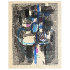 Artist Ansei Uchima "An Emotion", 1960