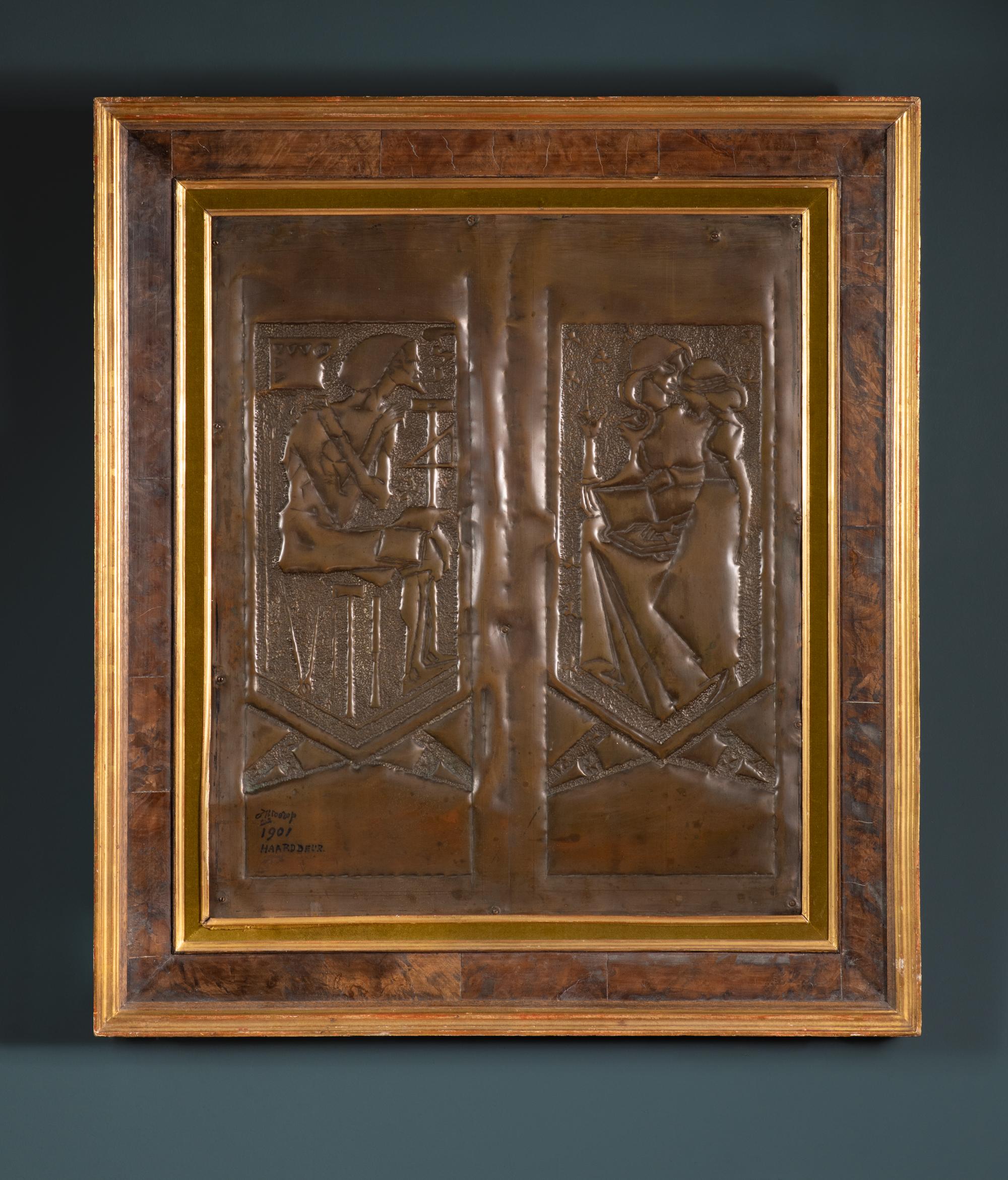 Signed, dated and inscribed 'JHToorop 1901 HAARDDEUR.' (lower left)

Literature:
A. Plasschaert, Jan Toorop, Amsterdam, 1925, no. 19 (illustrated pl. 22).

Exhibitions:
The Hague, Gemeentemuseum, Jan Toorop, Retrospective, February - May 2016, no.
