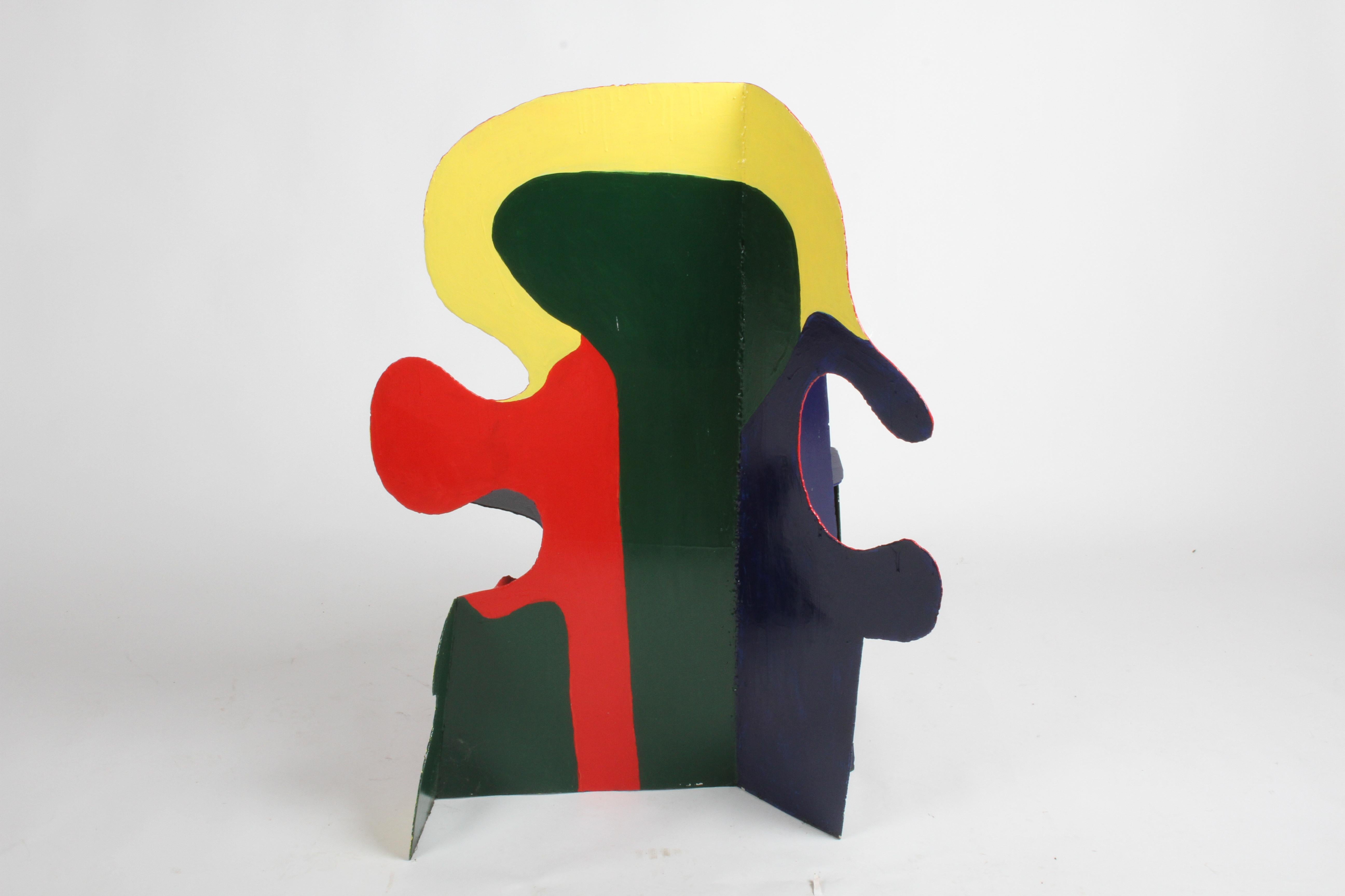 Artist Brother Mel Meyer's Homage to Alexander Calder 11/11/76 Chair Sculpture For Sale 6