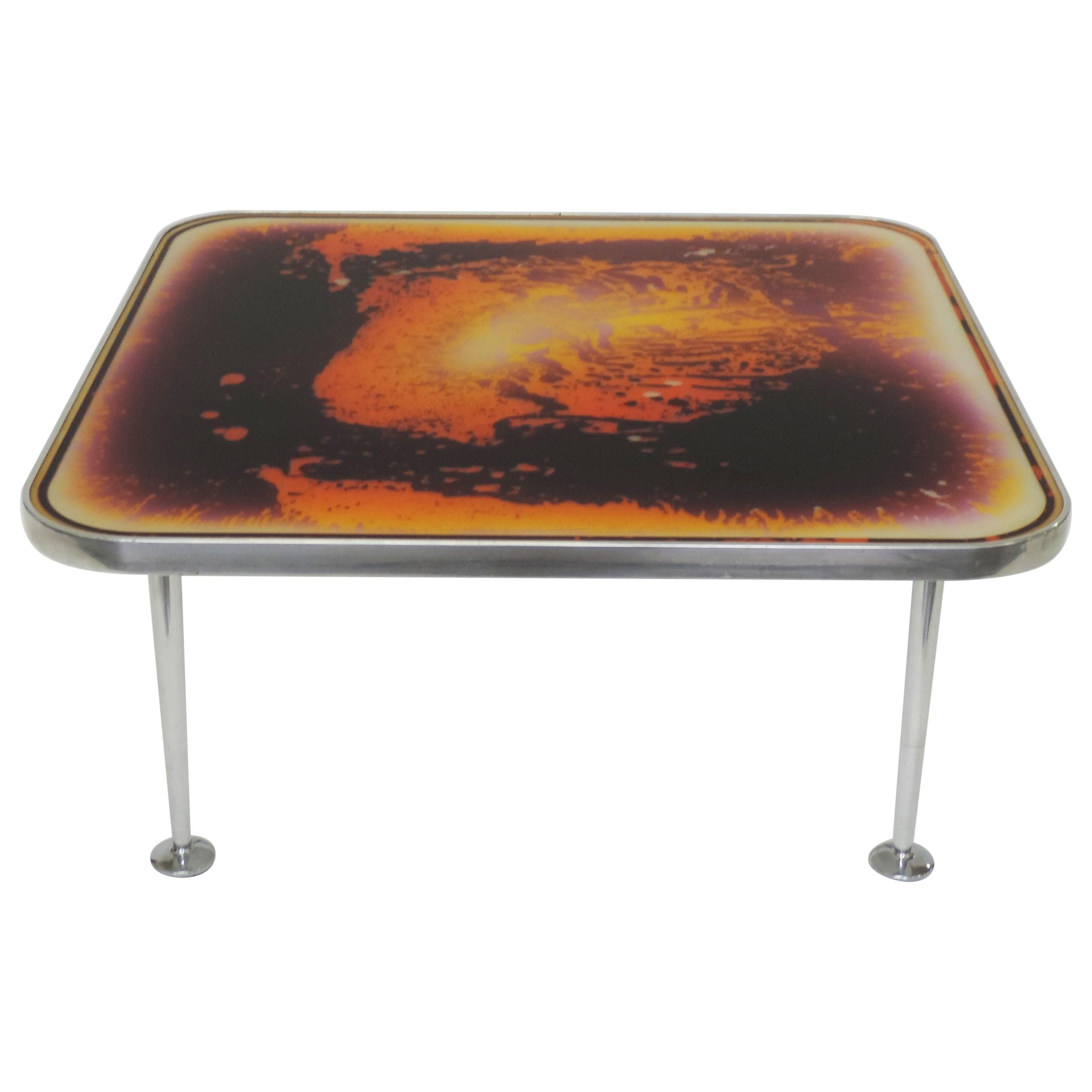 Bruno Contenotte "Metaphisica Quantica" Coffee Table, Italy, 1970s For Sale