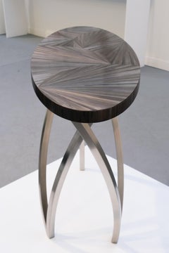 Konsolentisch aus Graphitstroh-Marketerie, Frankreich