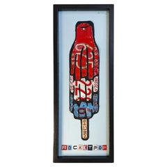 Artista Derek Christensen Targa originale Popscicle Pop Art, Firmato