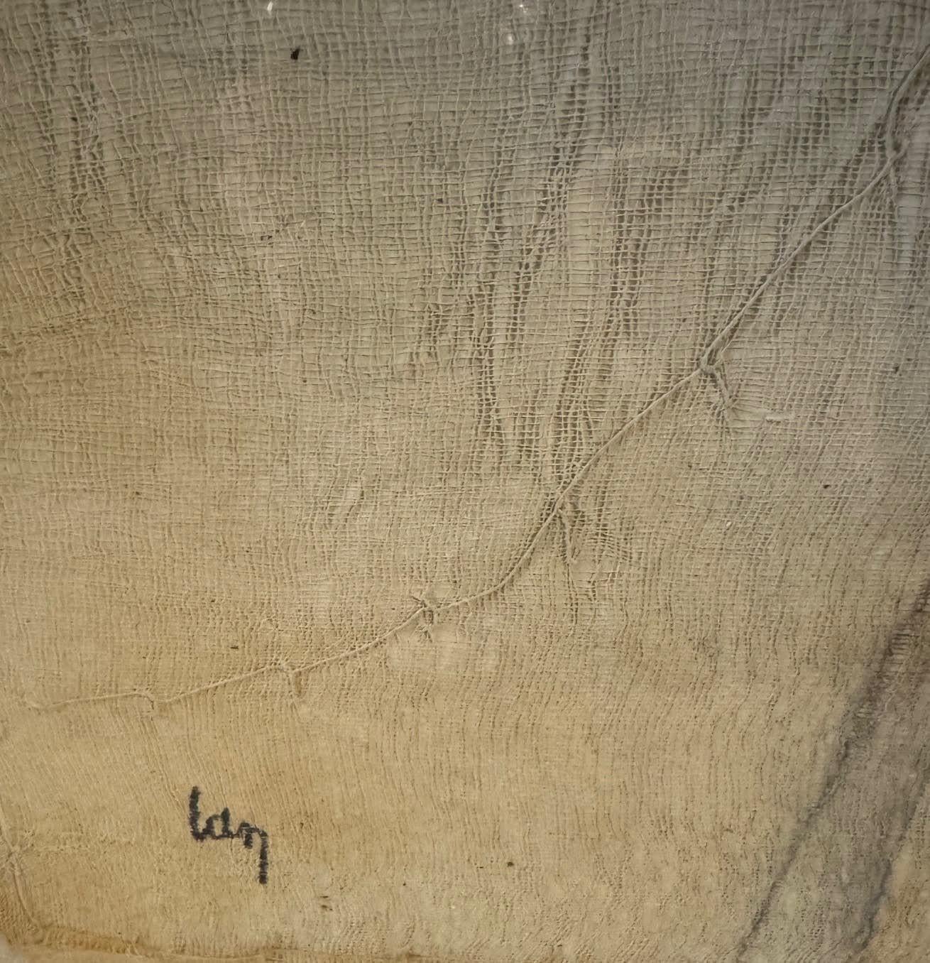 Contemporary Belgian artist Diane Petry creates her own three layer canvas using pima cotton, gauze and fine paper.
Raw edges and applied threads add texture and dimension.
All artwork can be commissioned for any size and color