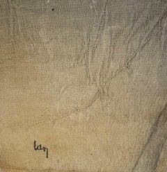 Pintura acrílica sobre lienzo texturizado de la artista Diane Petry, Bélgica, Contemporánea