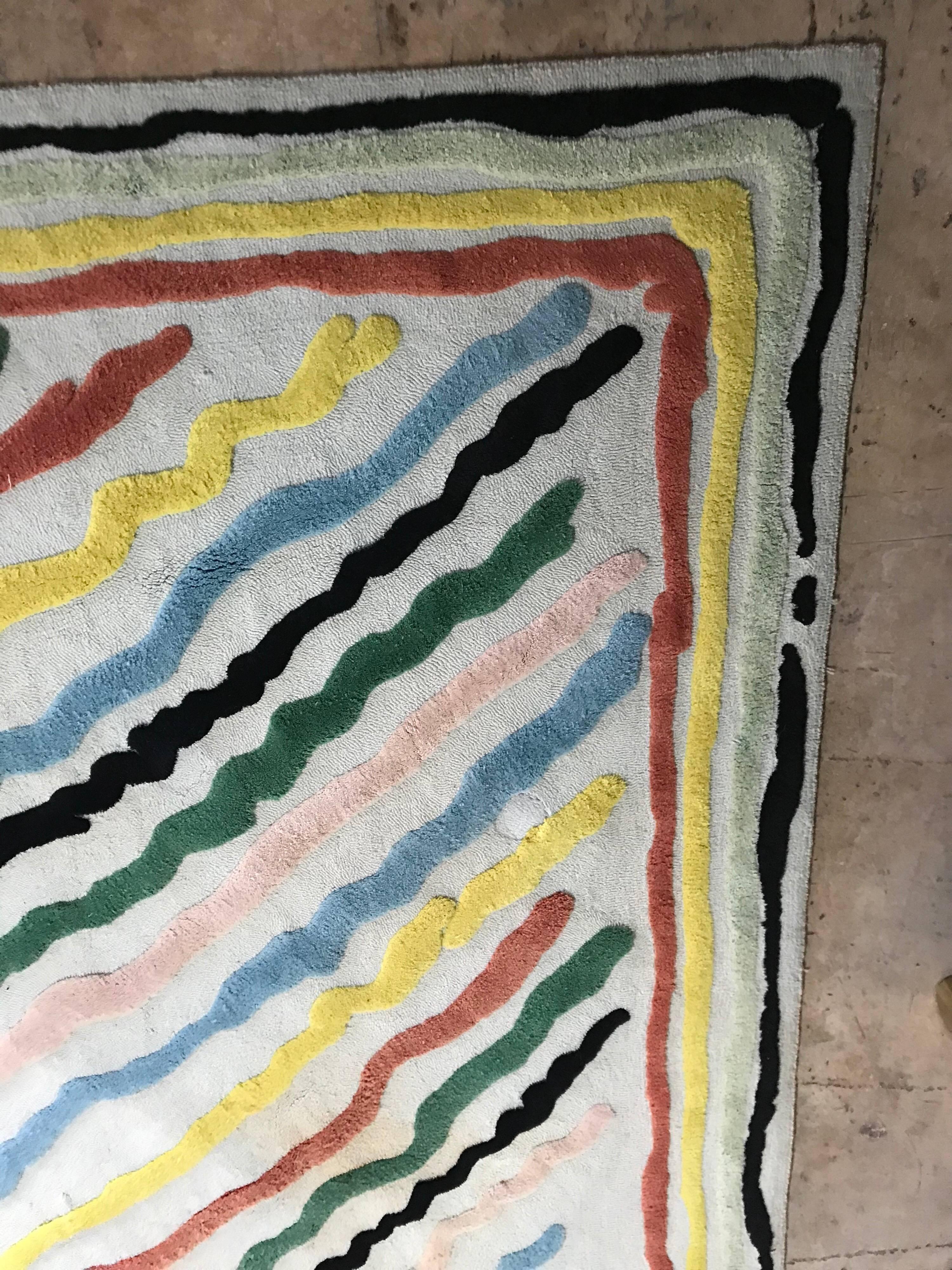American Artist Edition Rug, Edward Fields Style For Sale