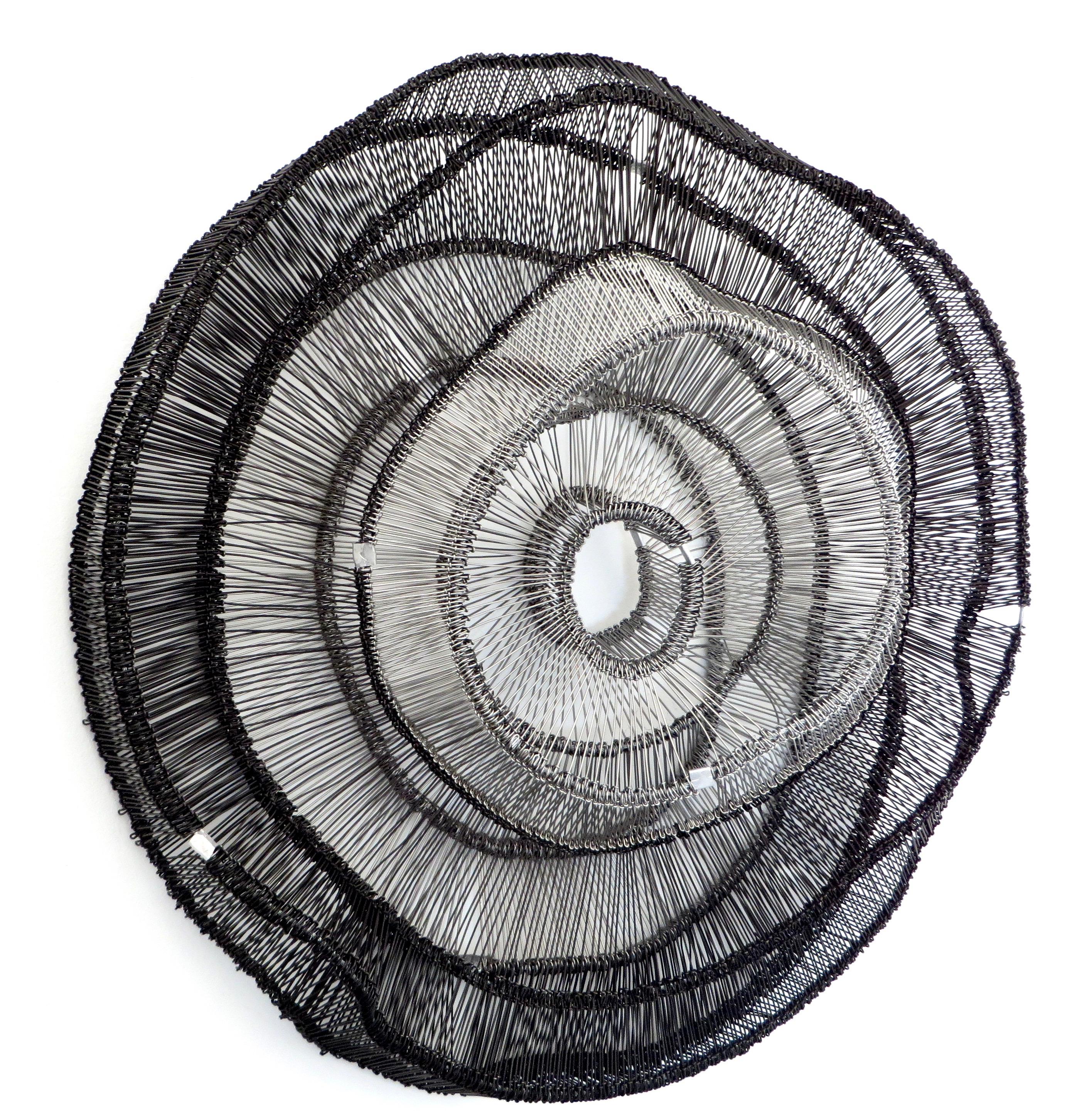 American Artist Eric Gushee Emergence Series Woven Wire Wall Sculpture