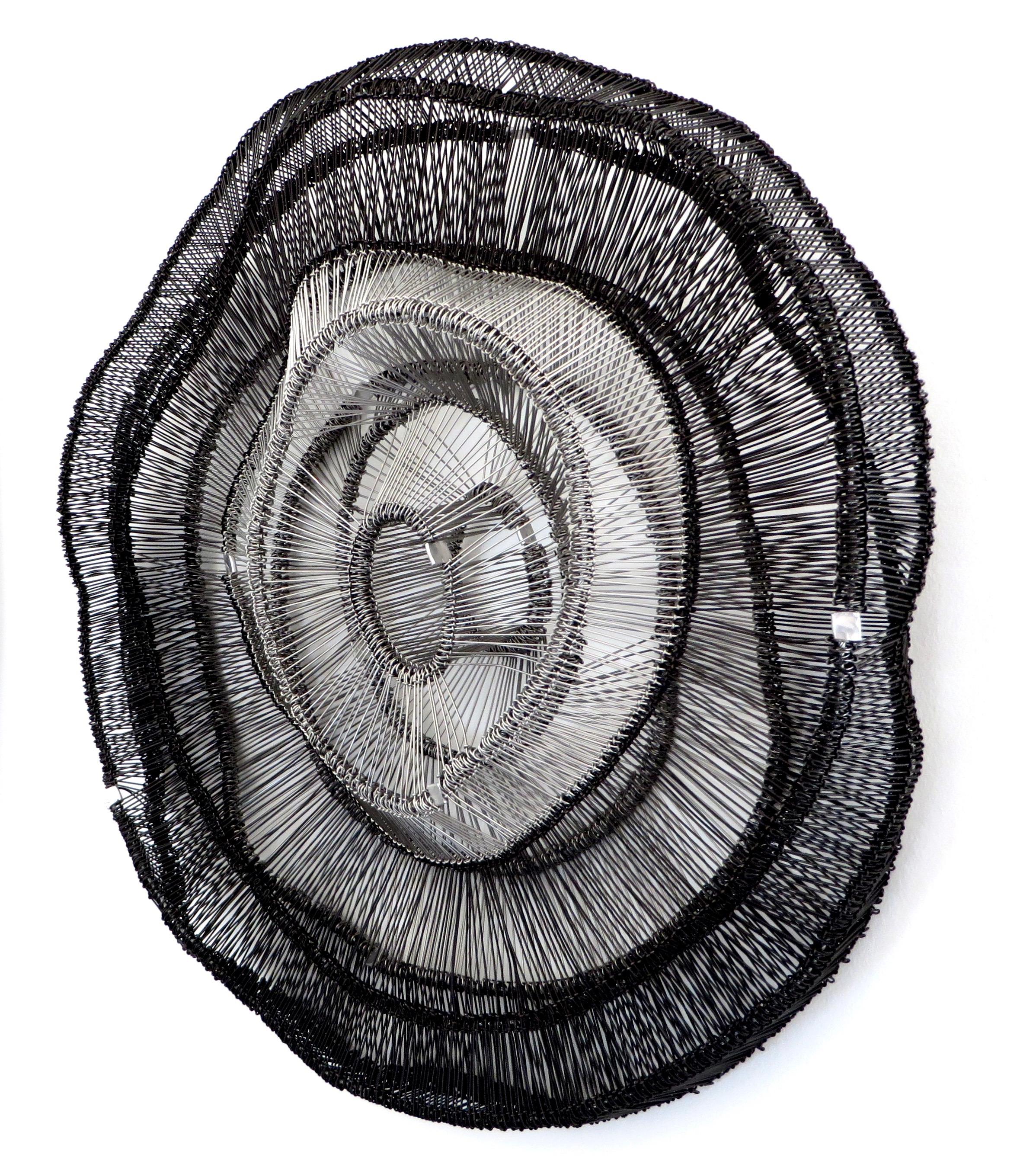 Contemporary Artist Eric Gushee Emergence Series Woven Wire Wall Sculpture