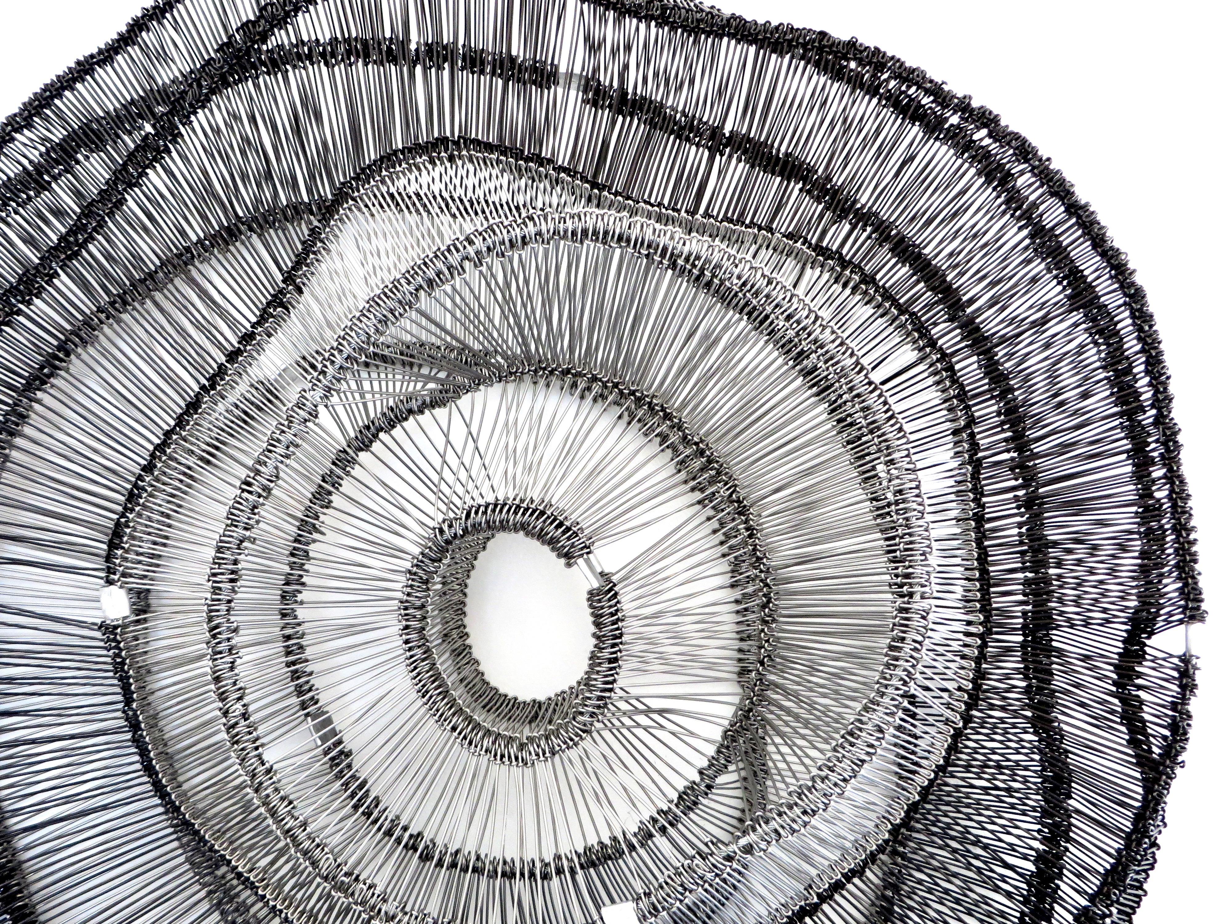 Artist Eric Gushee Emergence Series Woven Wire Wall Sculpture 2