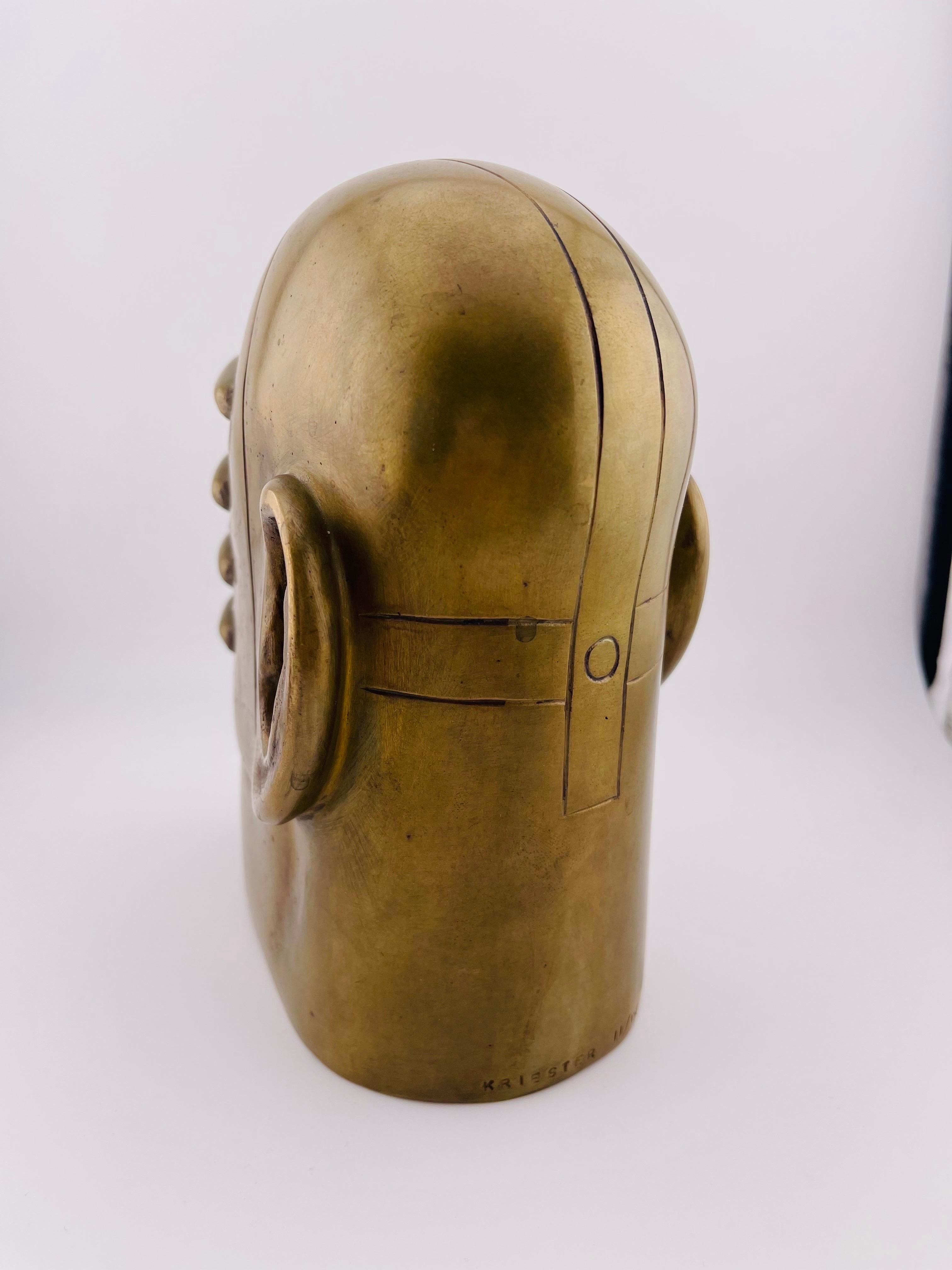 Tedesco Figura d'artista in bronzo 