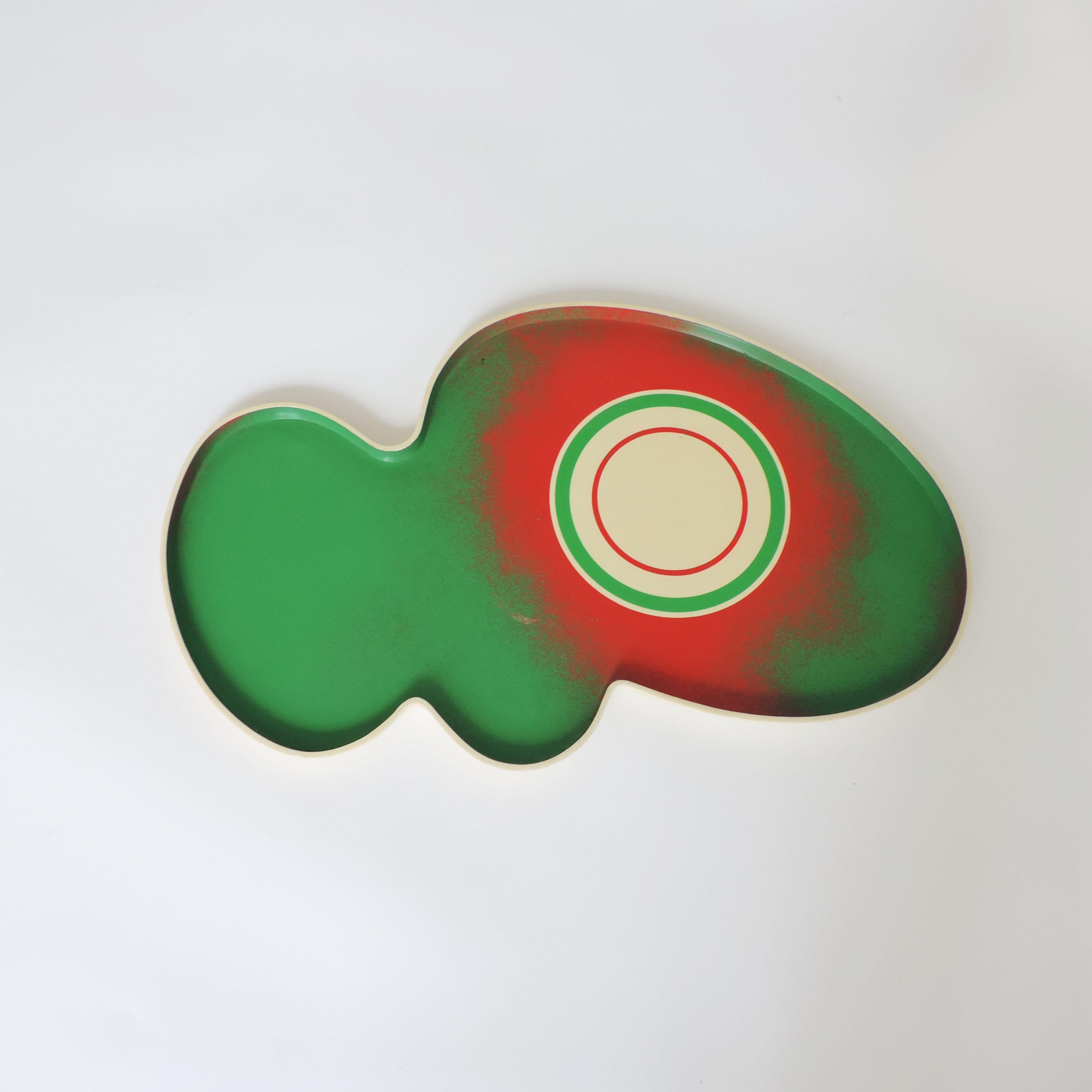 Artist Guy de Rougemont Serving Tray, France, 1970s In Good Condition In Milan, IT