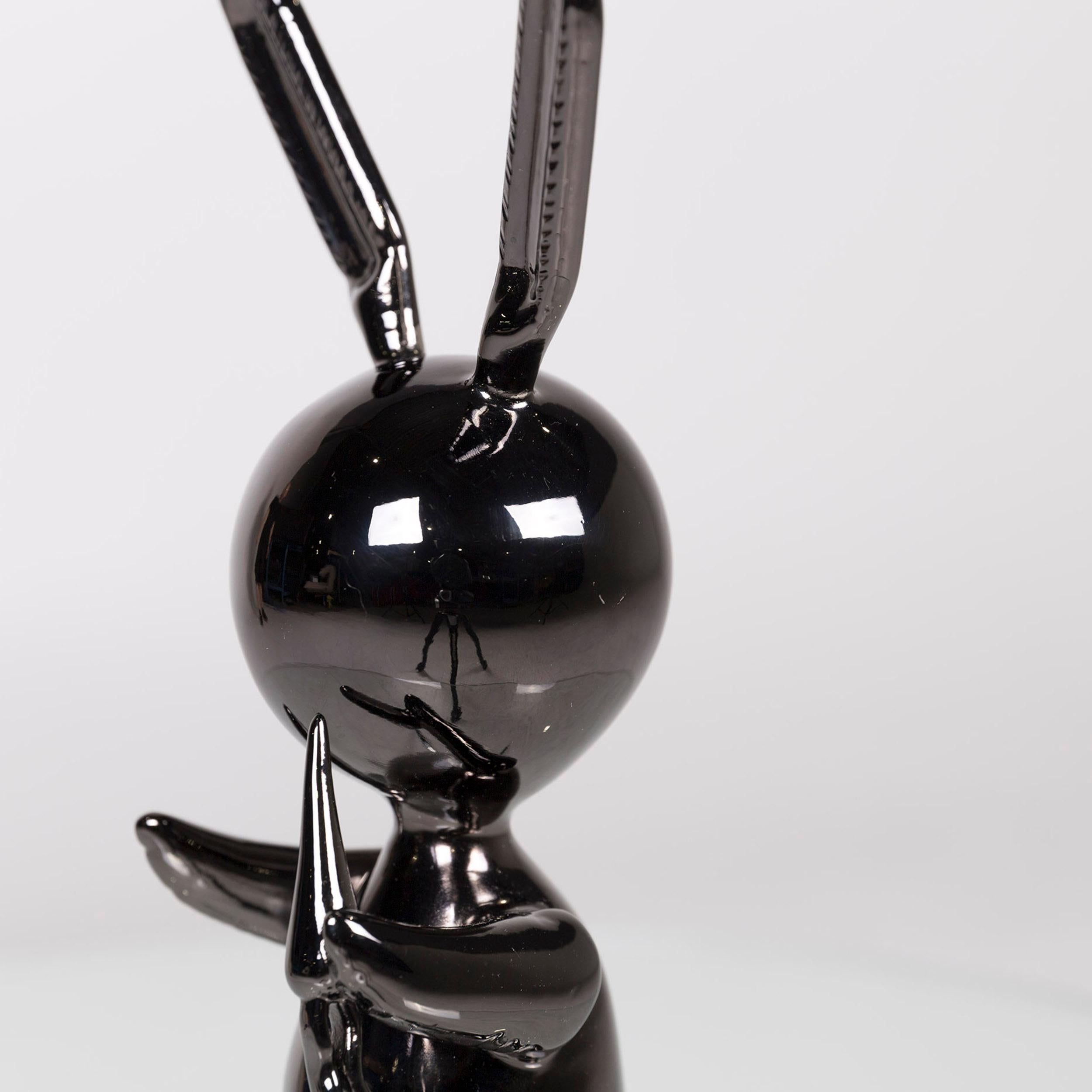 Alliage en zinc lapin noir avec OVP de l'artiste Jeff Koons, Édition limitée 348/500 3