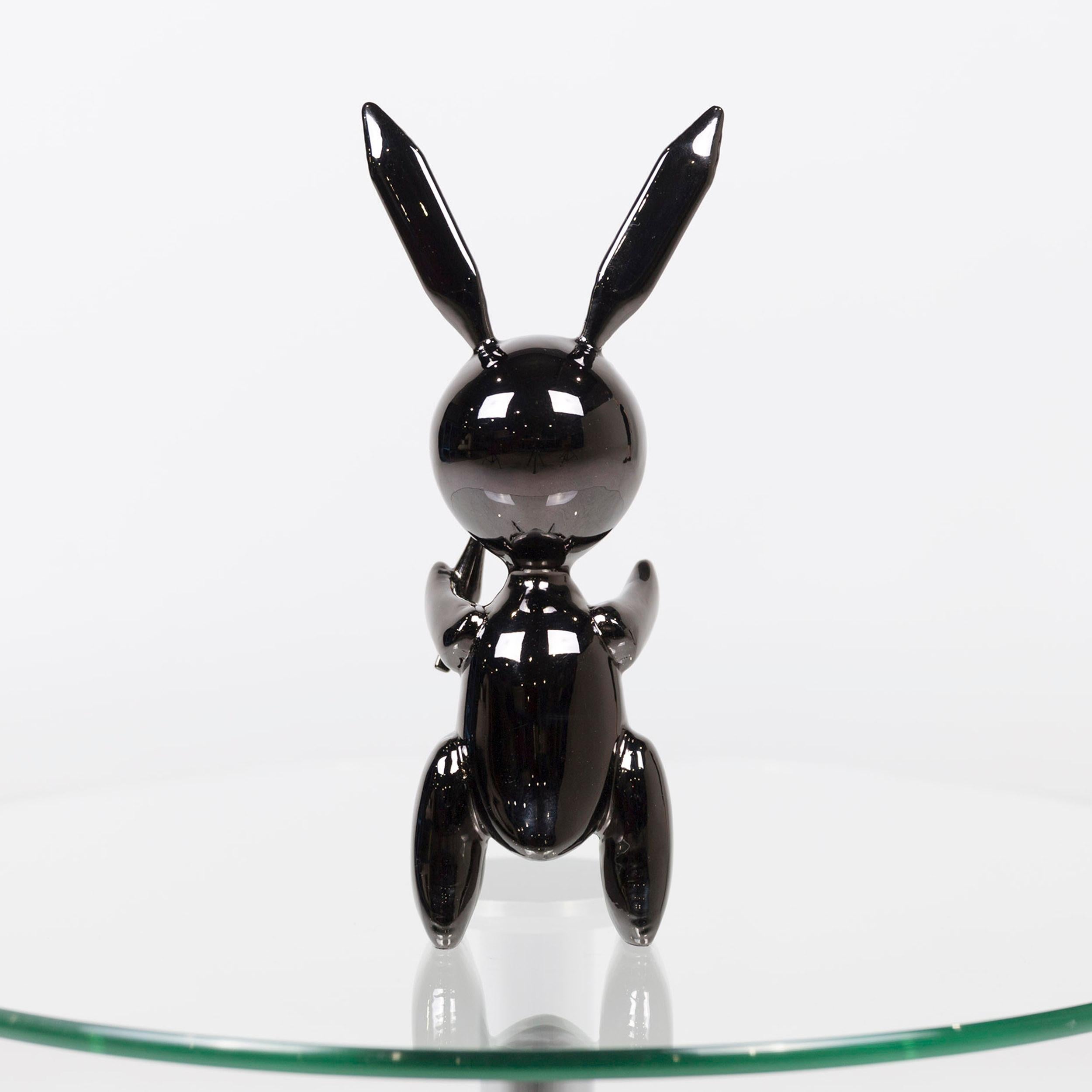 Artist Jeff Koons Black Rabbit Limited Edition 348/500 Zinc Alloy with OVP 4