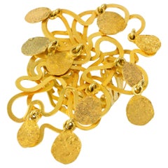 Artista Jewel E.R. Anello d'oro modernista Nele, 1990 circa
