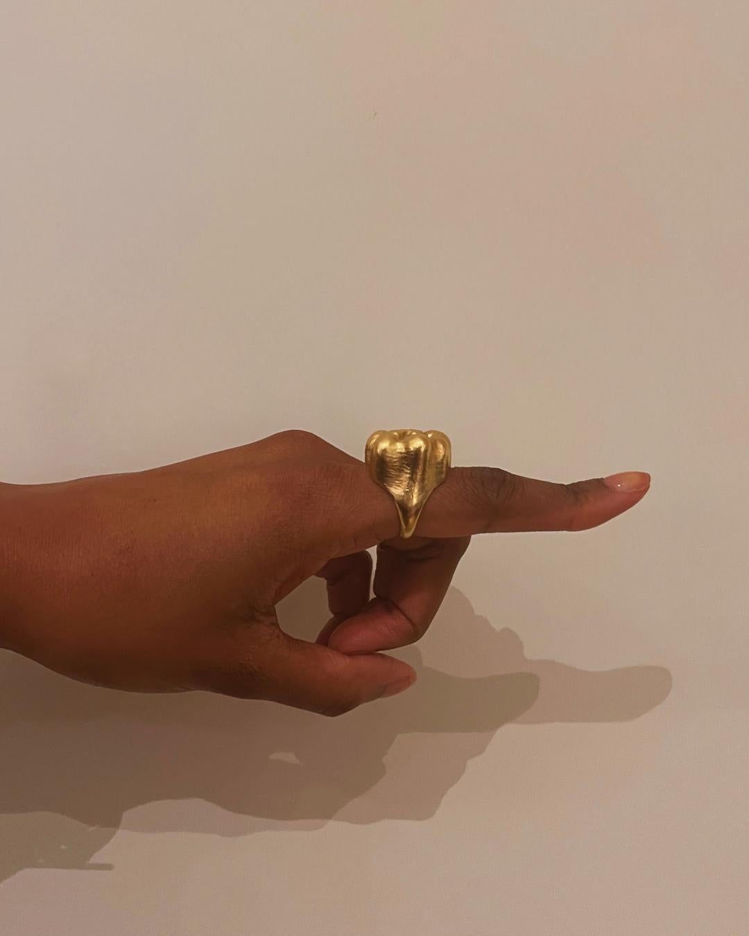Contemporary Artist Jewel. Karin Waisman Gold 