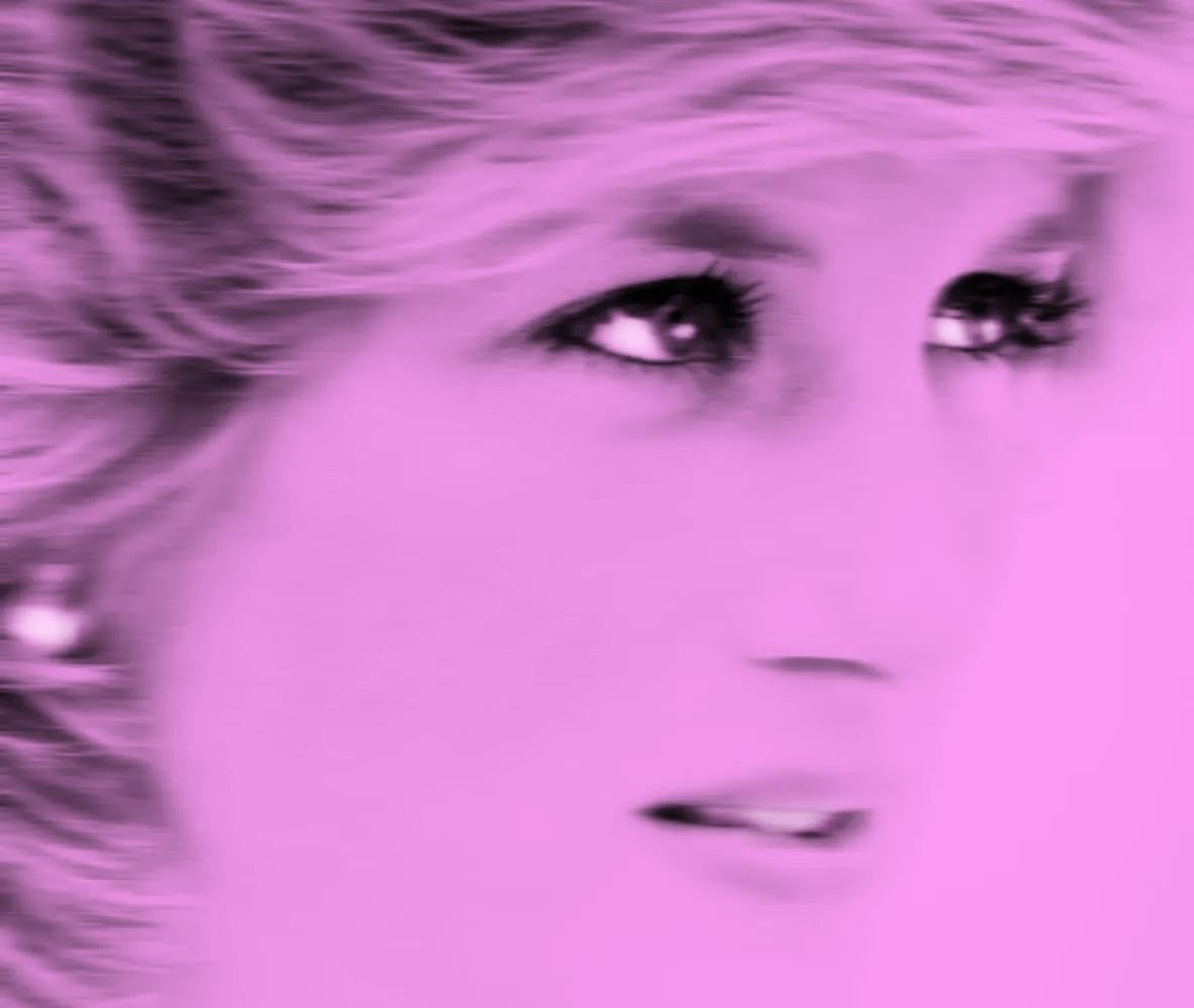 artist known as BATIIK  Portrait Photograph - The Rose Princess Lady Diana by BATIK 