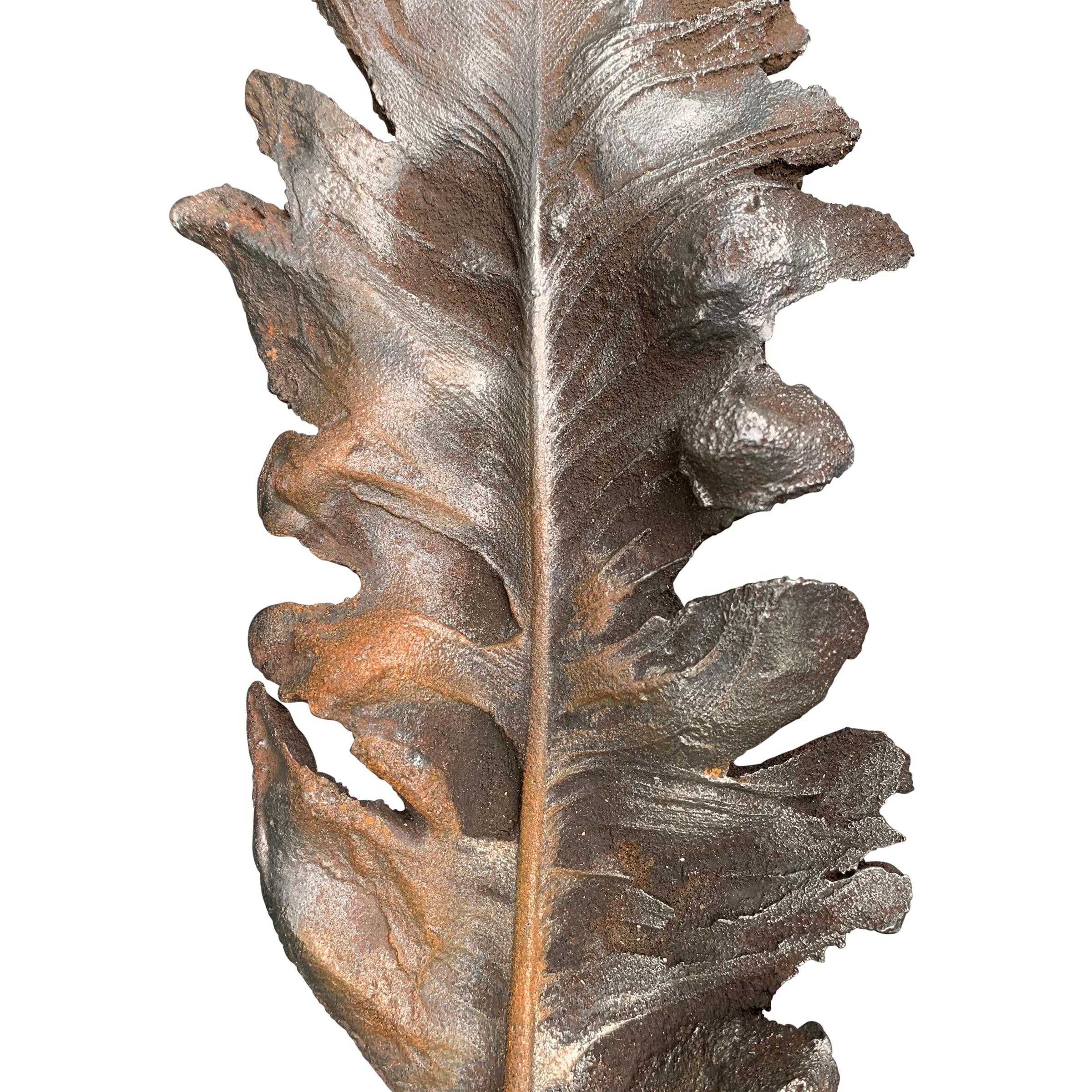 Contemporary Artist-Made Cast Iron Feather