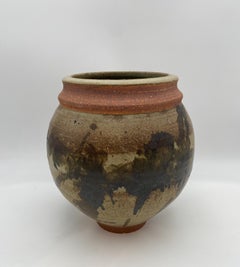 Artist Made Ceramic Vase Signed " MB ", United States, circa 1970