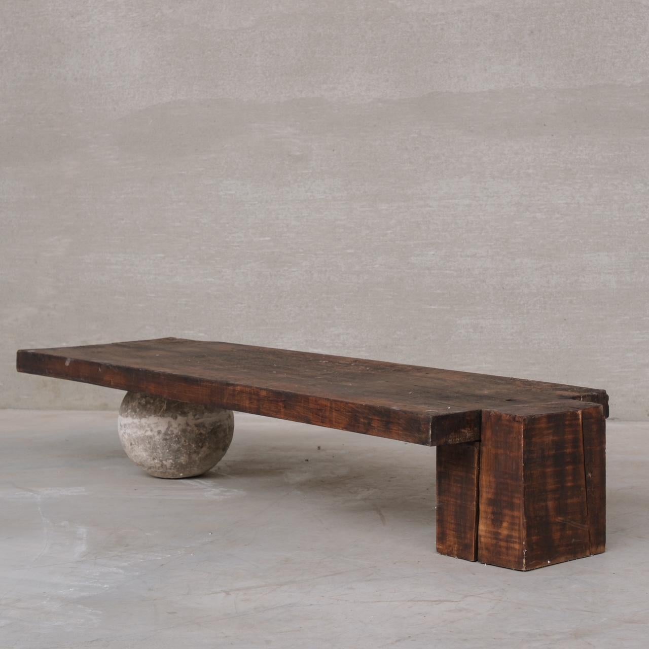 Antique French CUSTOM MADE Table à café faite par l'artiste en vente 4