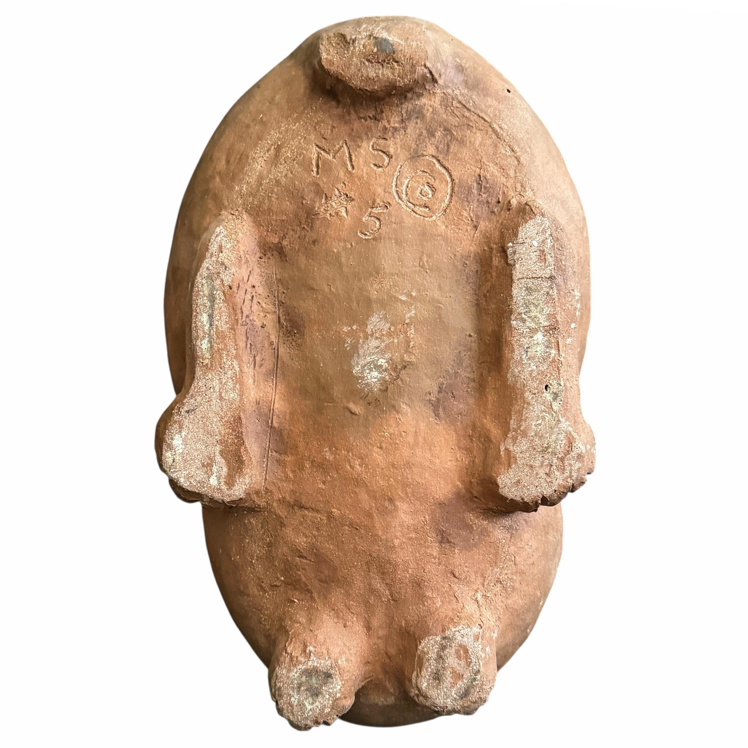 Scatola per conigli in terracotta fatta da un artista in vendita 3
