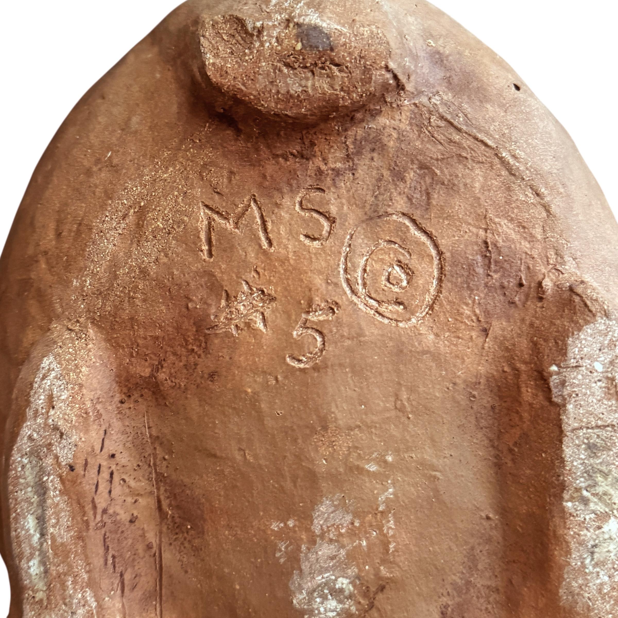 Scatola per conigli in terracotta fatta da un artista in vendita 4