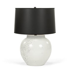 Artist-Made White Ceramic "Ant" Lamp