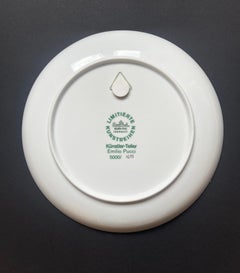 Artist Plate No. 11 by Emilio Pucci for Rosenthal, Mid-Century, 1980s Germany