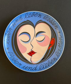 Artist Plate No. 13 by Victor Vasarely 1936 Design for Rosenthal Mid-Century