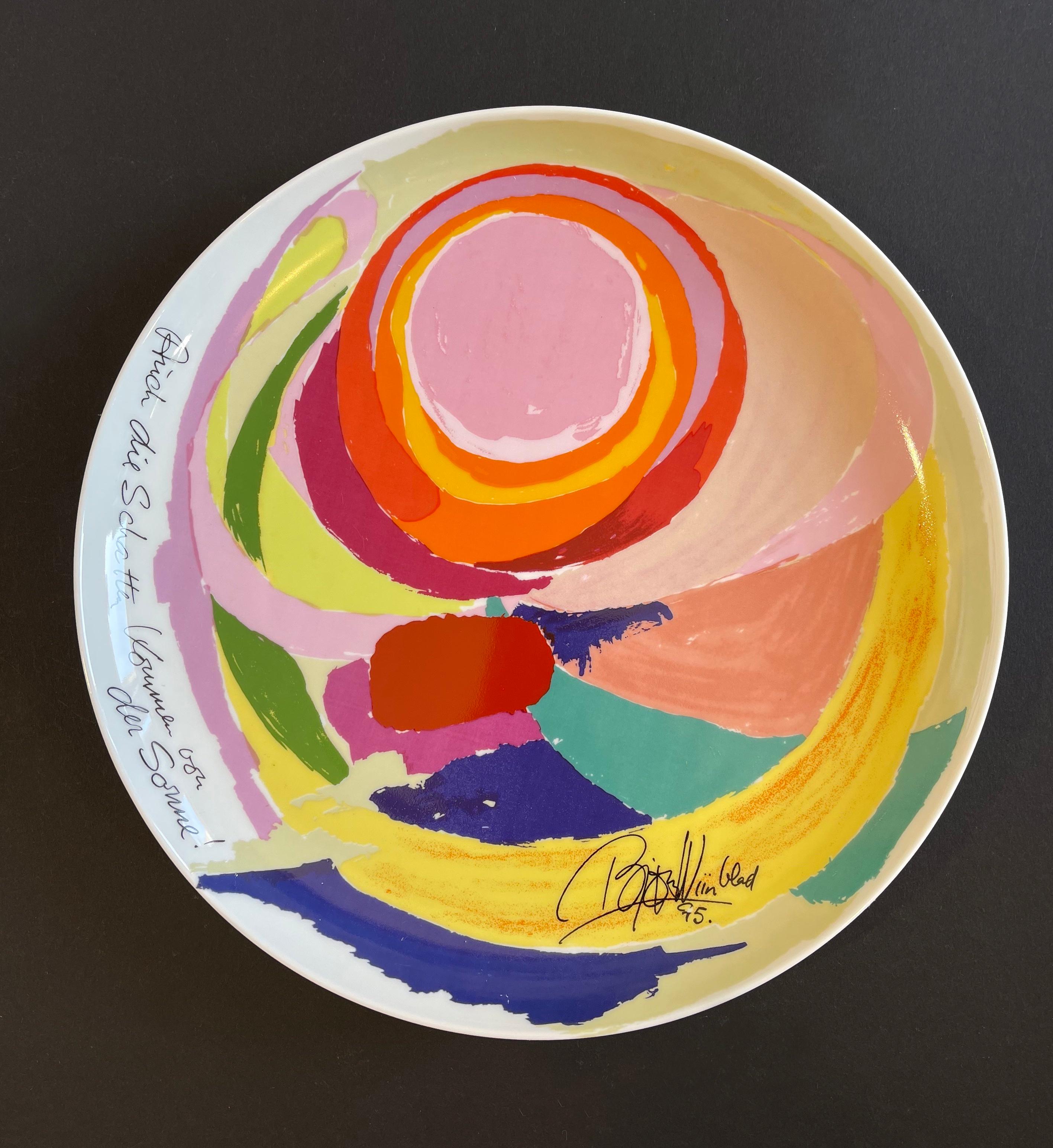 Mid-Century moderno Piatto d'artista n. 7 di Bjørn Wiinblad per Rosenthal, metà del secolo scorso, anni '70, Germania in vendita