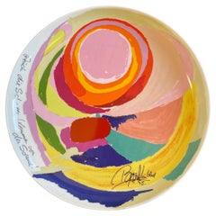 Retro Artist Plate No. 7 by Bjørn Wiinblad for Rosenthal, Mid-Century, 1970s Germany