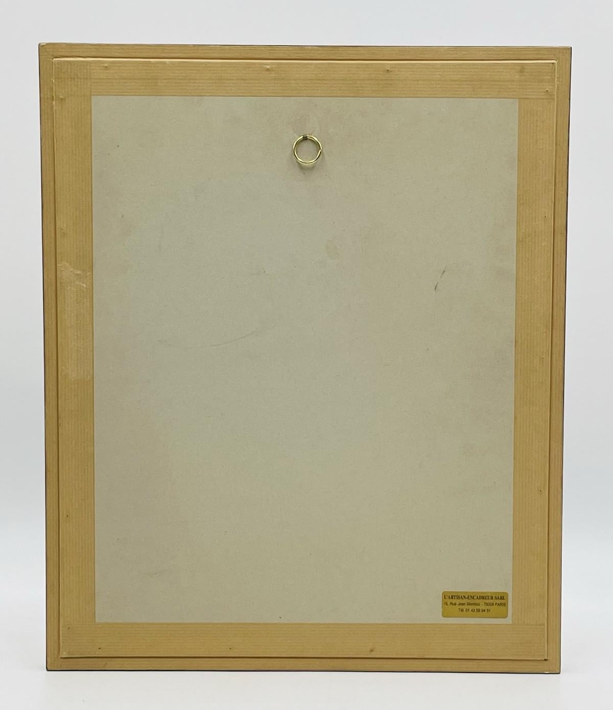 Litografia a prova d'artista di Ludmilla Tcherina con il titolo 