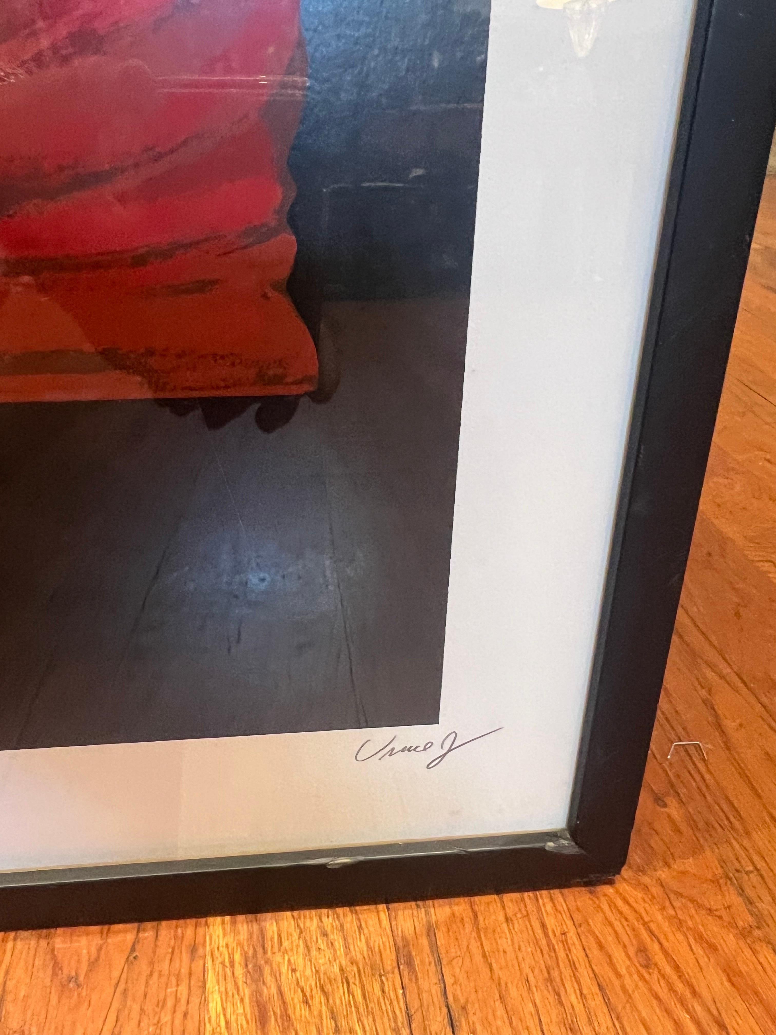 Glass Artist Proof Signed Serigraph byListed Artist Vince Jefferds 