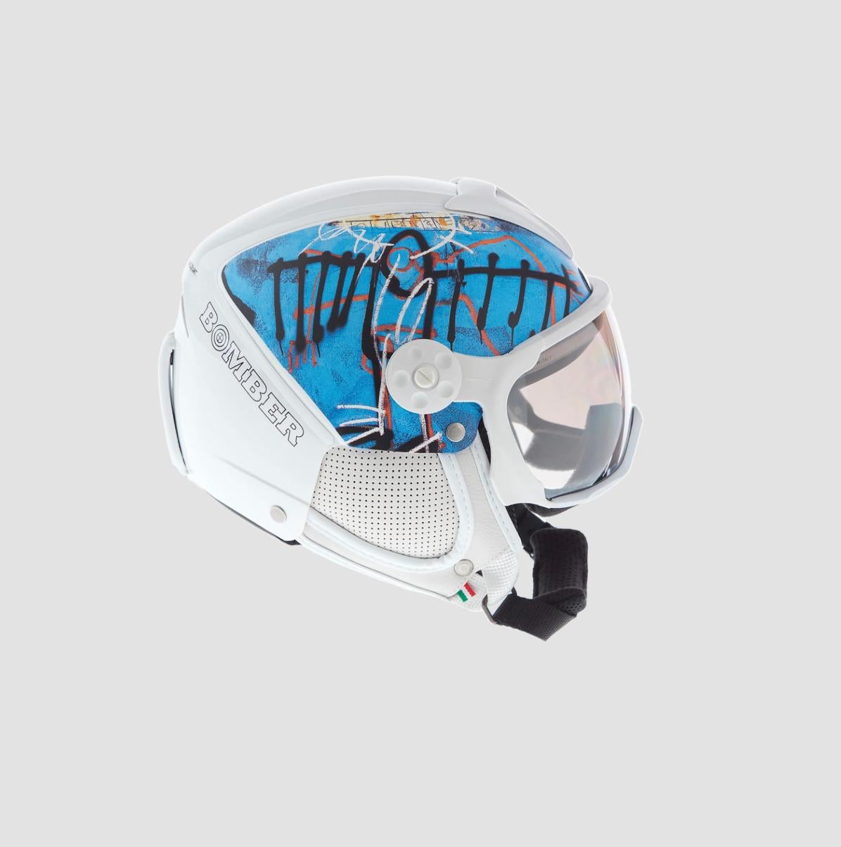 Modern Artist Series Bomber Ski BASQUIAT BIRD HELMET in Size Large
