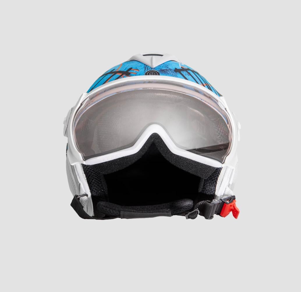 Italian Artist Series Bomber Ski BASQUIAT BIRD HELMET in Size Large