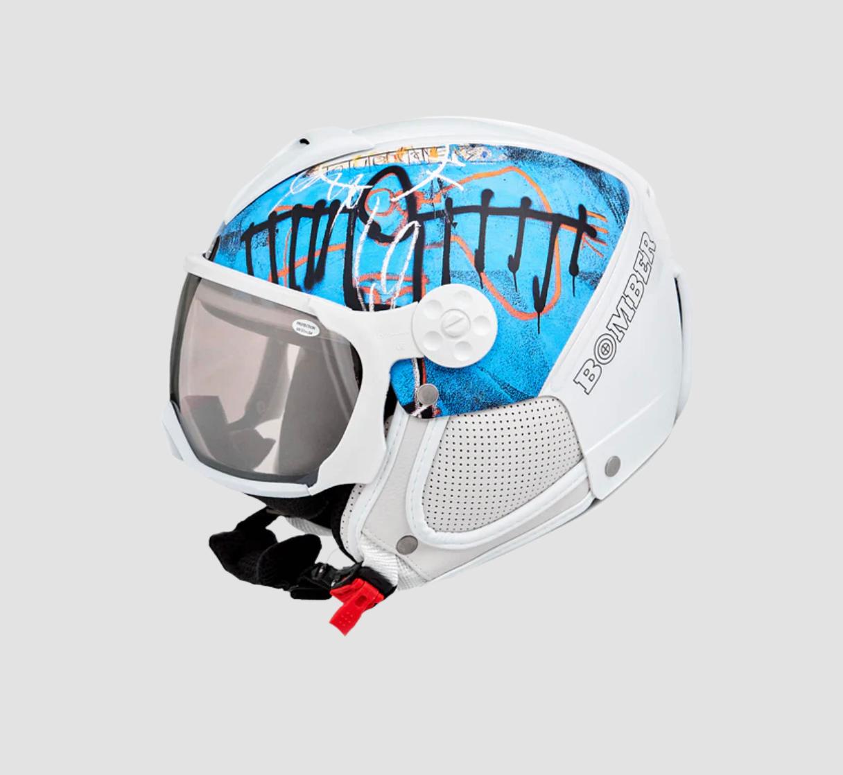 Artist Series Bomber Ski BASQUIAT BIRD HELMET in Size Large In New Condition In Rhinebeck, NY