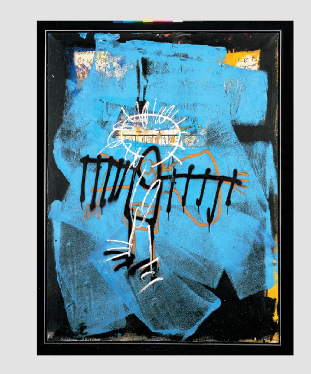 Contemporary Artist Series Bomber Ski BASQUIAT BIRD HELMET in Size Large