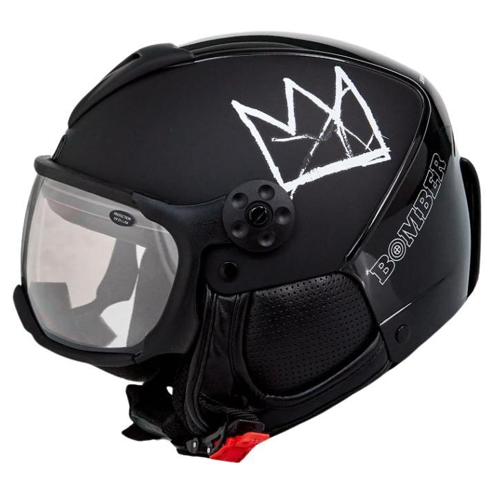 CASCO DE ESQUÍ BASQUIAT BLACK CROWN Artist Series Bomber en talla grande en venta