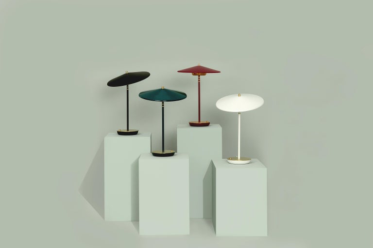 Turkish Artist Table Lamp, White, SaloneSatellite Exhibiton Product For Sale
