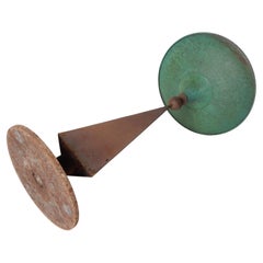 Artist Tom Torrens Modernist Memphis Sculpture Bird Bath Garden Art