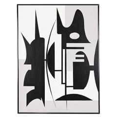 Artist Unknown, Abstract Composition, Acrylic on Canvas.