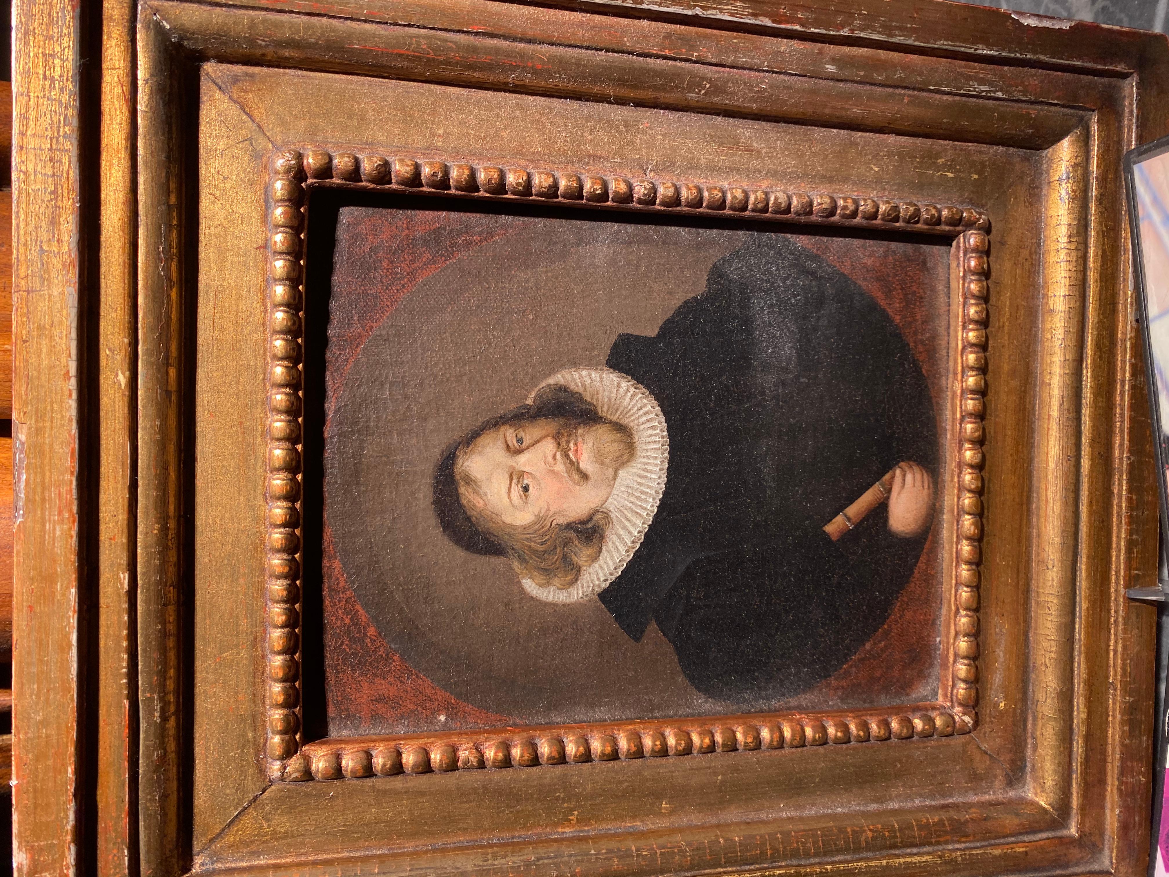  Künstler Unbekanntes Porträt von Robert Burns, Öl auf Leinwand, frühes 19. Jahrhundert im Angebot 6