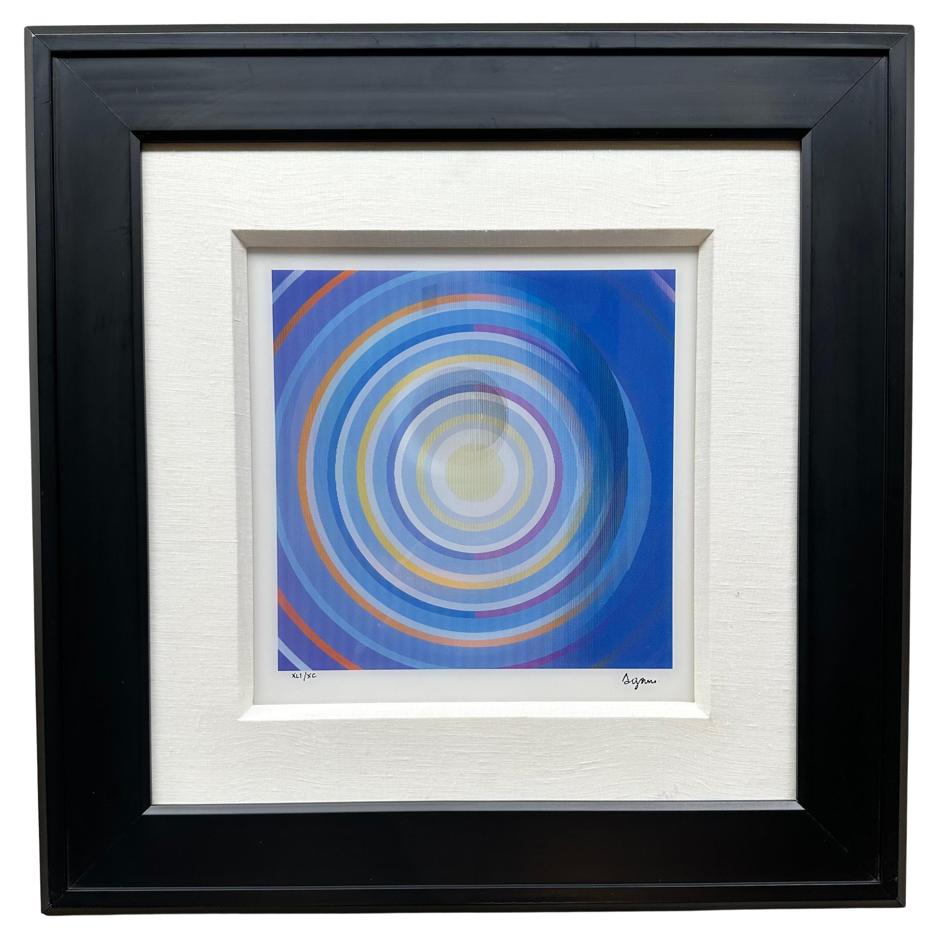 Artist Yaacov Agam Agamograph Entitled Salune For Sale